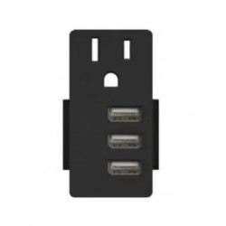 Enerlites USB15L3-BK Black...