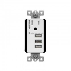 Enerlites USB15L3-GY Gray...