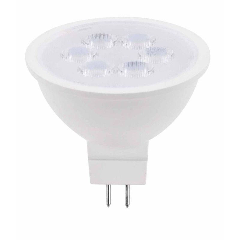 6W LED MR16 Bulb, Dimmable, 12V, G5.3 Base, 3000K