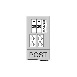Midwest U011CP6010 70A POST...