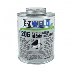 E-Z Weld PVC Clear Cement 1 Qt