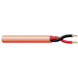 West Penn 980-RED 18 AWG Unshielded Solid Fire Alarm Cable - 1000 FT
