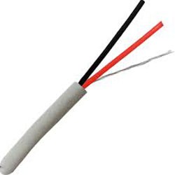 Vertical Cable 211-182ST/S/5WH 18AWG, 2 Conductor Stranded, White 500ft