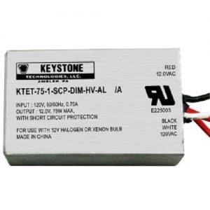 Keystone KTET-75-1-SCP-DIM-HV-AL 75W Halogen Xenon Transformer