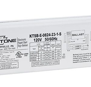 Keystone Electronic Sign Ballast 4-6 Lamps 16-36' 120-277V
