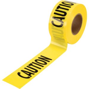 Empire EML711001 1,000 ft. x 3 in. Caution Yellow Barricade Tape
