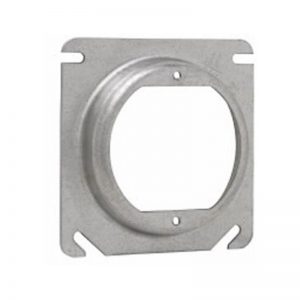 EATON CRH TP476 1/2" Raised Single Gang 4" Square To Round Cover