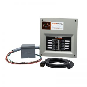 Generac 6853 Homelink 30A Manual Transfer Switch Kit w/ Power Inlet Box Resin and Cord