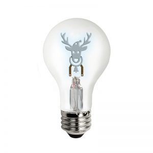 TCP FA19REINDEERBD 1.5W Reindeer Shape Filament Lamp