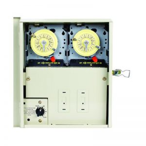Intermatic PF1202T Freeze Protection Control Center with 2 Timers and Thermostat 240V