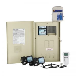 Intermatic PE35065RC MultiWave® ECS System with 80 A Load Center, Expansion Module and Two Valve Actuators