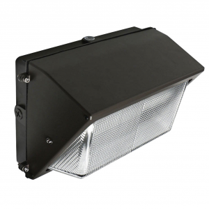 NaturaLED 9455 FXTWP60SW/CCT3/BZ-PHO DLC Premium Forward Throw LED Wallpack with Photocell - Selectable Wattage & CCT