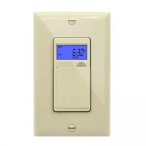 Enerlites HET01-I 15 Amp 7-Days In-Wall Programmable Timer Switch