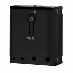 Enerlites WFRSM1-BK Black 10 Amp 120-277 Volt Smart Wi-Fi Single Relay Switch Module