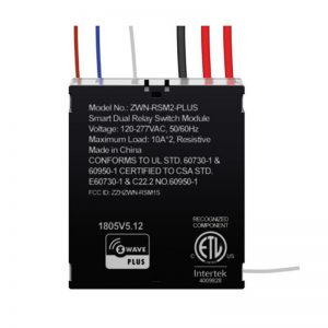 Enerlites ZWN-RSM2-PLUS-BK Black 20 Amp Relay Switch Module
