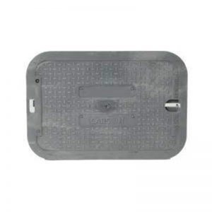 A173149 12" Gray Standard Snap Lock Lid Box Cover
