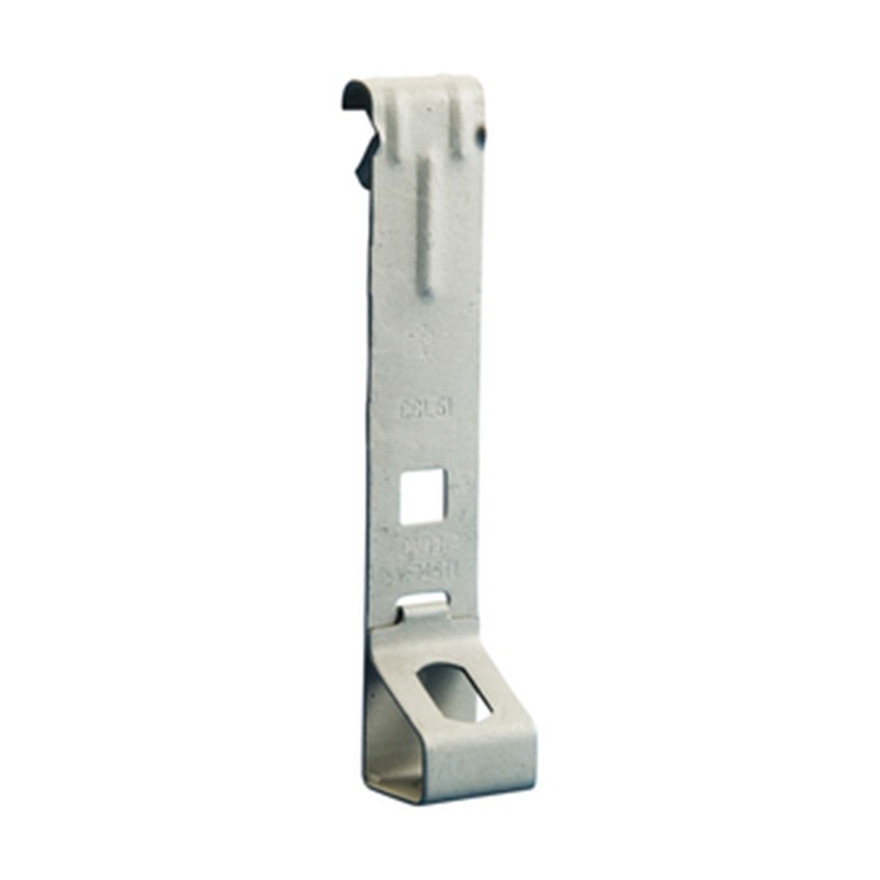 nVent Caddy VF146TI T Rod to C-Purlin Clip, Spring Steel, 3/8in Rod