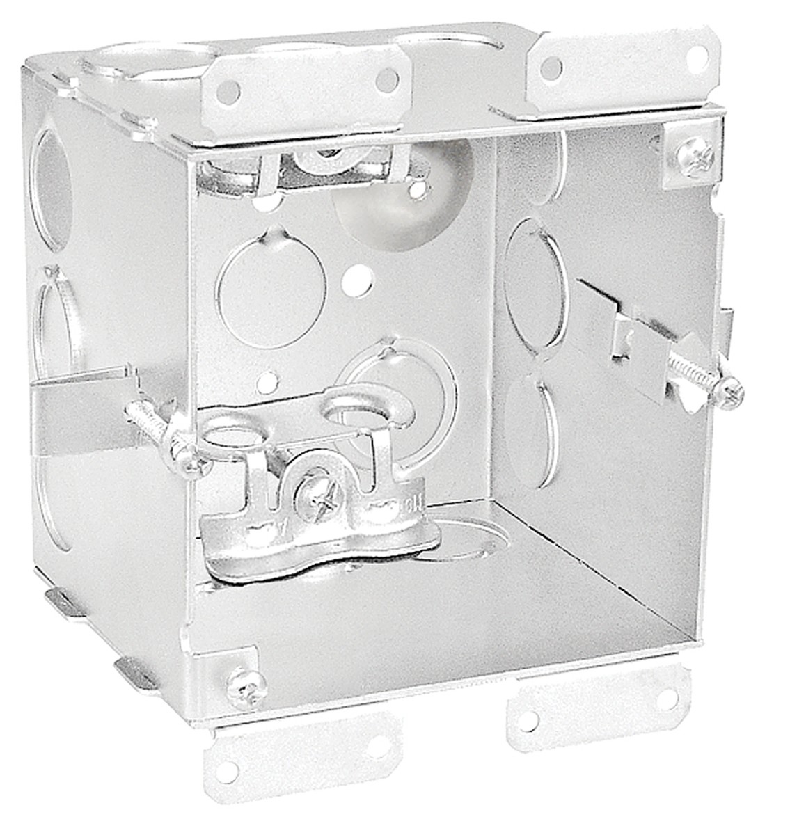 Garvin Southwire 4 Square Cut In Old Work Junction Box 2-1/8 Inch Deep ...
