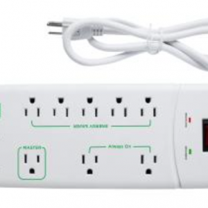 MaxLite APS-8/1350J ADVANCED POWER STRIP WITH 8 RECEPTACLES AND 1350 JOULES OF SURGE PROTECTION