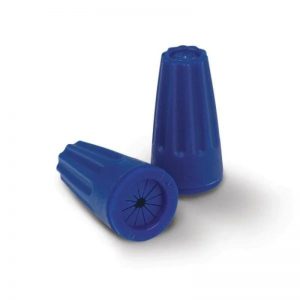 King Innovation 10222 DryConn Blue/Blue Low Voltage Wire Connector, Pack of 20