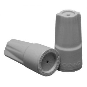 King Innovation 10111 DryConn Gray/Gray Waterproof Wire Connector, Pack of 20