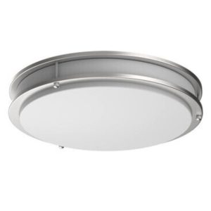 EIKO LED FMAGE16-180-24W-8CCT5-120DT-SL AGES 16 IN. FLUSH MOUNT LIGHT SELECTABLE CCT SILVER FINISH