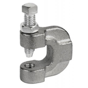 Garvin Southwire 1/2-13 C Style Malleable Iron Plain Finish Beam Clamp For Heavy Vertical Loads (MCC-1213BK)