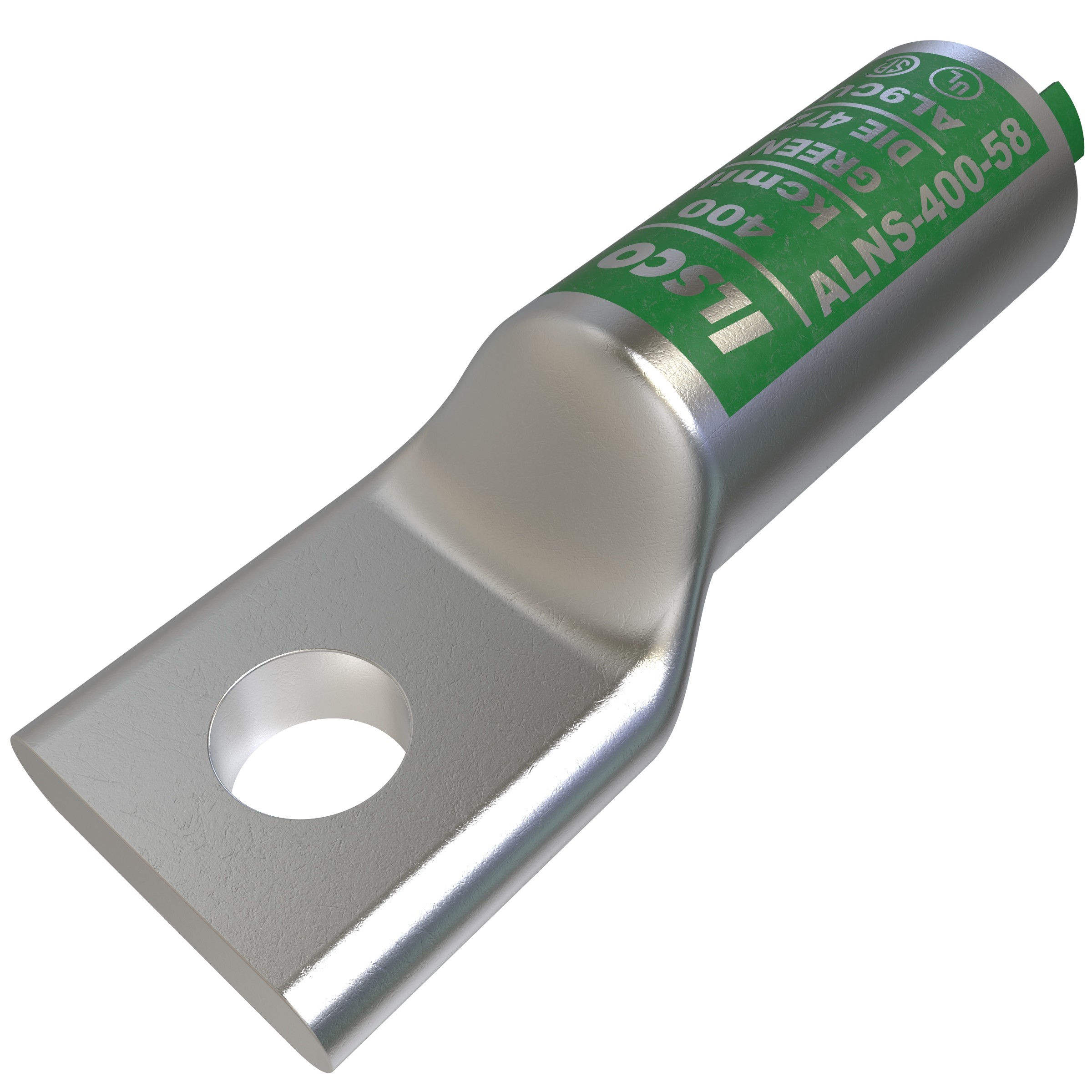 Ilsco ACL-400 Aluminum Compression Lugs - 400 MCM, 1/2" Stud, Pack Of 3