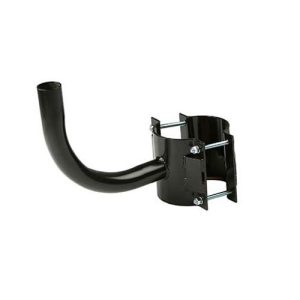 Utility Metals RAB14-RN-5DB Single Right Angle Wrap Bracket for Round Poles (5 Inch Pole)