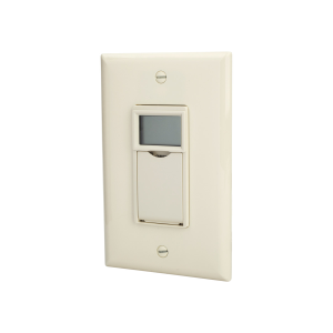 NSI Industries SS703ZA Astro Wall Switch Timer No Neutral 3-Way 15A 120/277V Rated For Led Light Almond