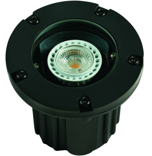 CORONA LIGHTING CL-337-BK-L-ED16-COB5W 12V Composite Well Lights W/LED LAMP